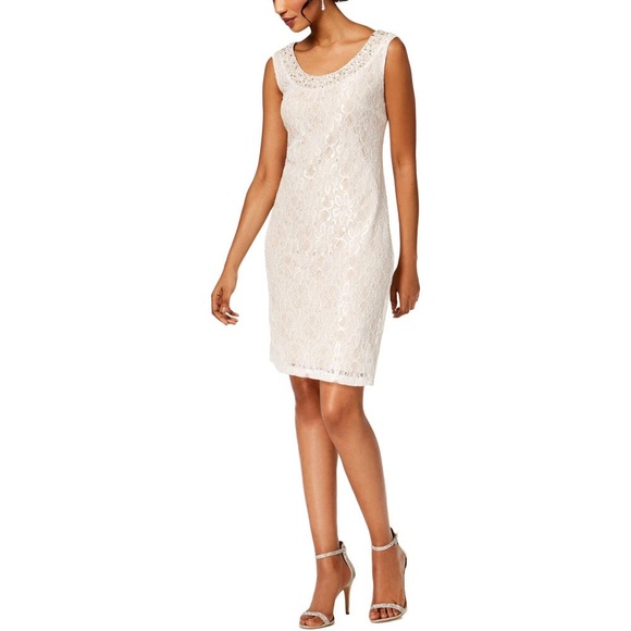 R&M RICHARDS Womens Ivory 3/4 Sleeve Open Cardigan Top - Picture 6 of 6